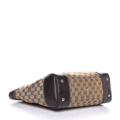 Gucci Monogram Web Medium Mayfair Tote Dark Brown 4 of 7