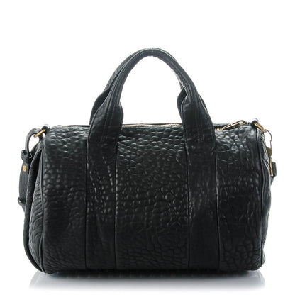 Alexander Wang Pebbled Lambskin Rocco Black Antique Brass Hardware 1 of 7