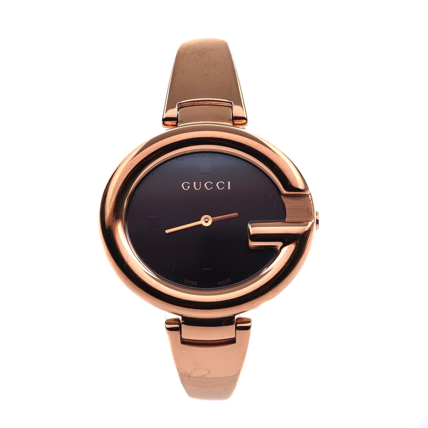 Stainless Steel 36mm Guccissima Quartz Watch Black