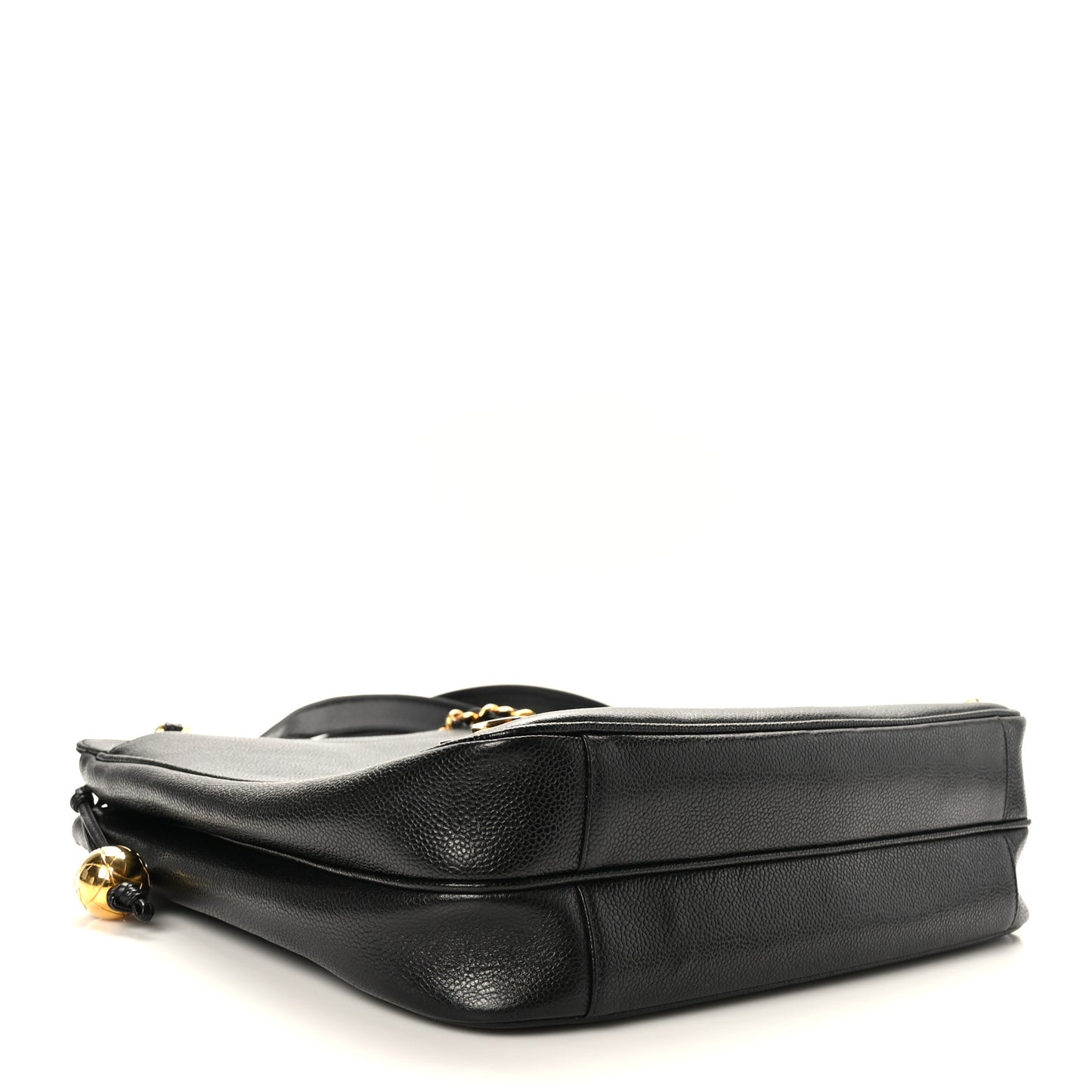 Caviar CC Shoulder Bag Black
