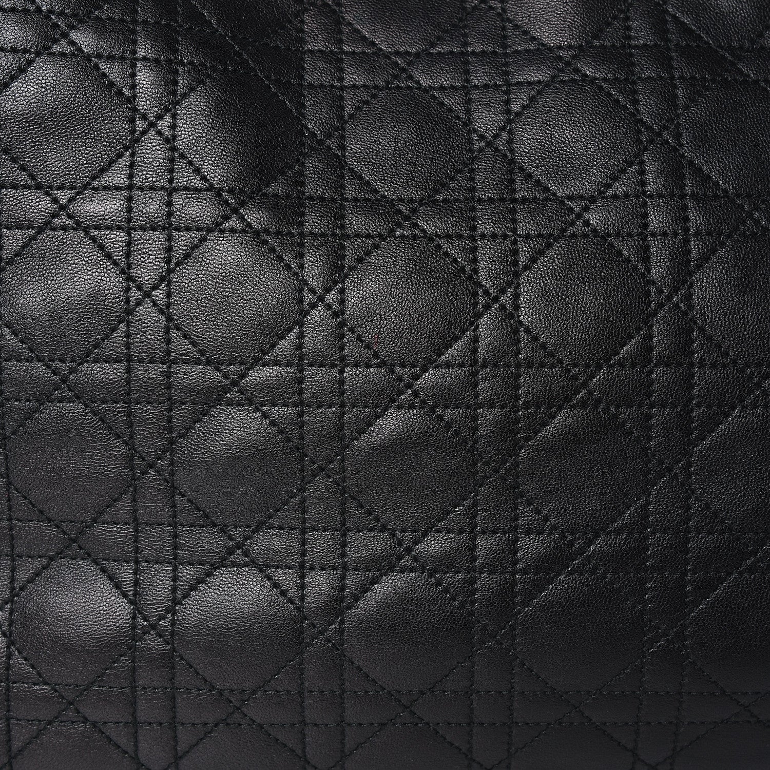 Christian Dior Lambskin Cannage Large Dior Soft Shopping Tote Black 12 of 20