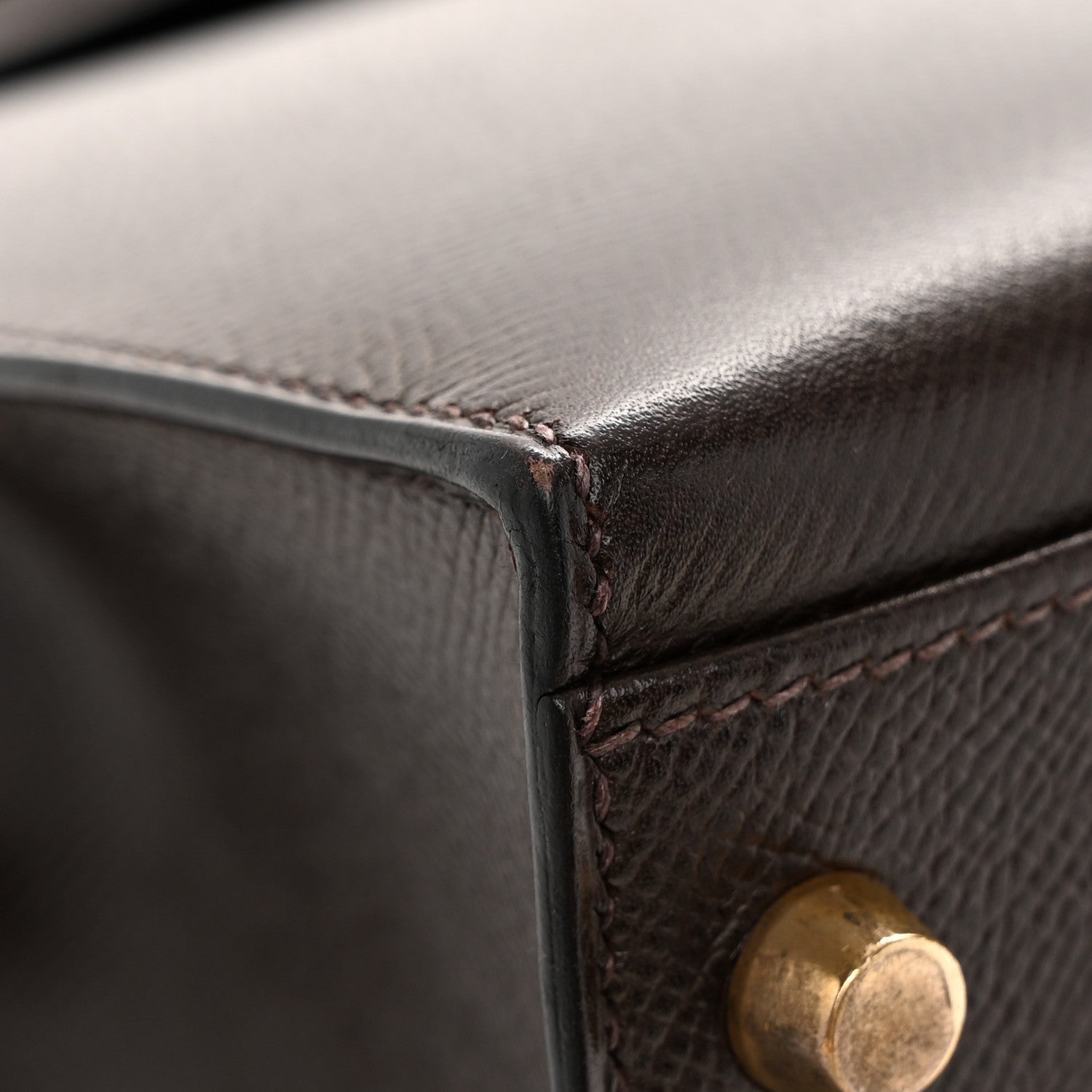 Hermes Epsom Kelly Sellier 32 Chocolate 14 of 23