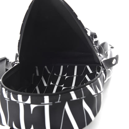 Valentino Garavani Nylon VLTN Times Backpack Black White 4 of 8