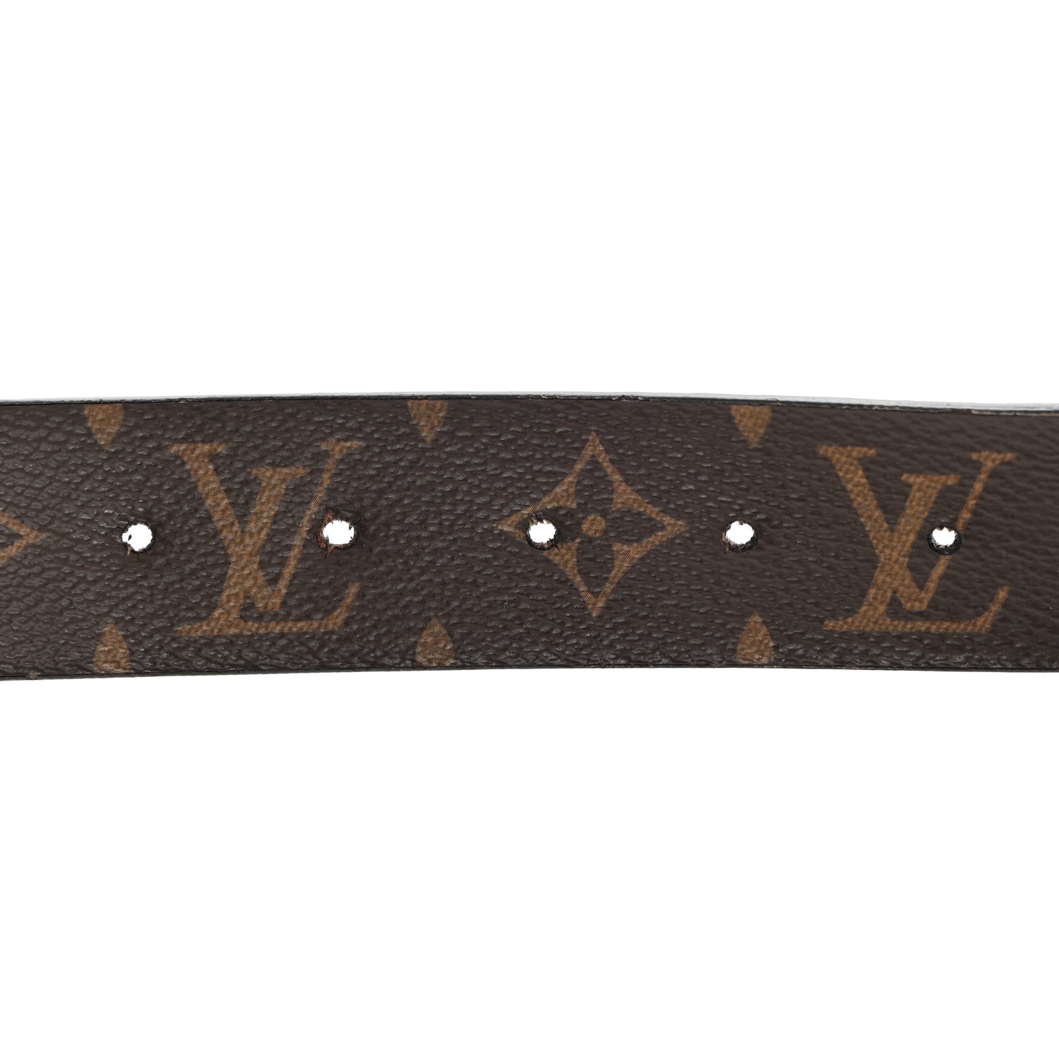 Louis Vuitton Monogram Calfskin 20mm LV Circle Reversible Belt 80 32 Black 5 of 9