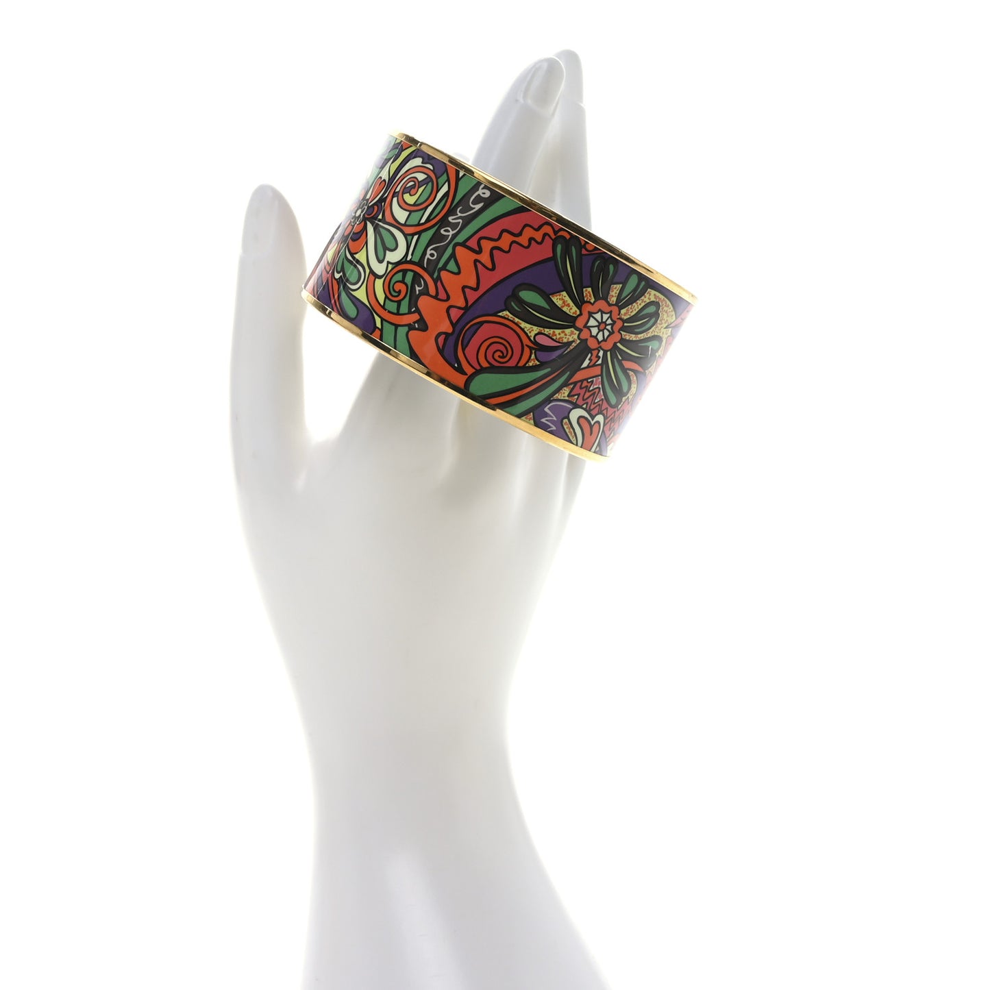 Enamel Printed Extra Wide L'Ivresse De L'Infini Bracelet 70