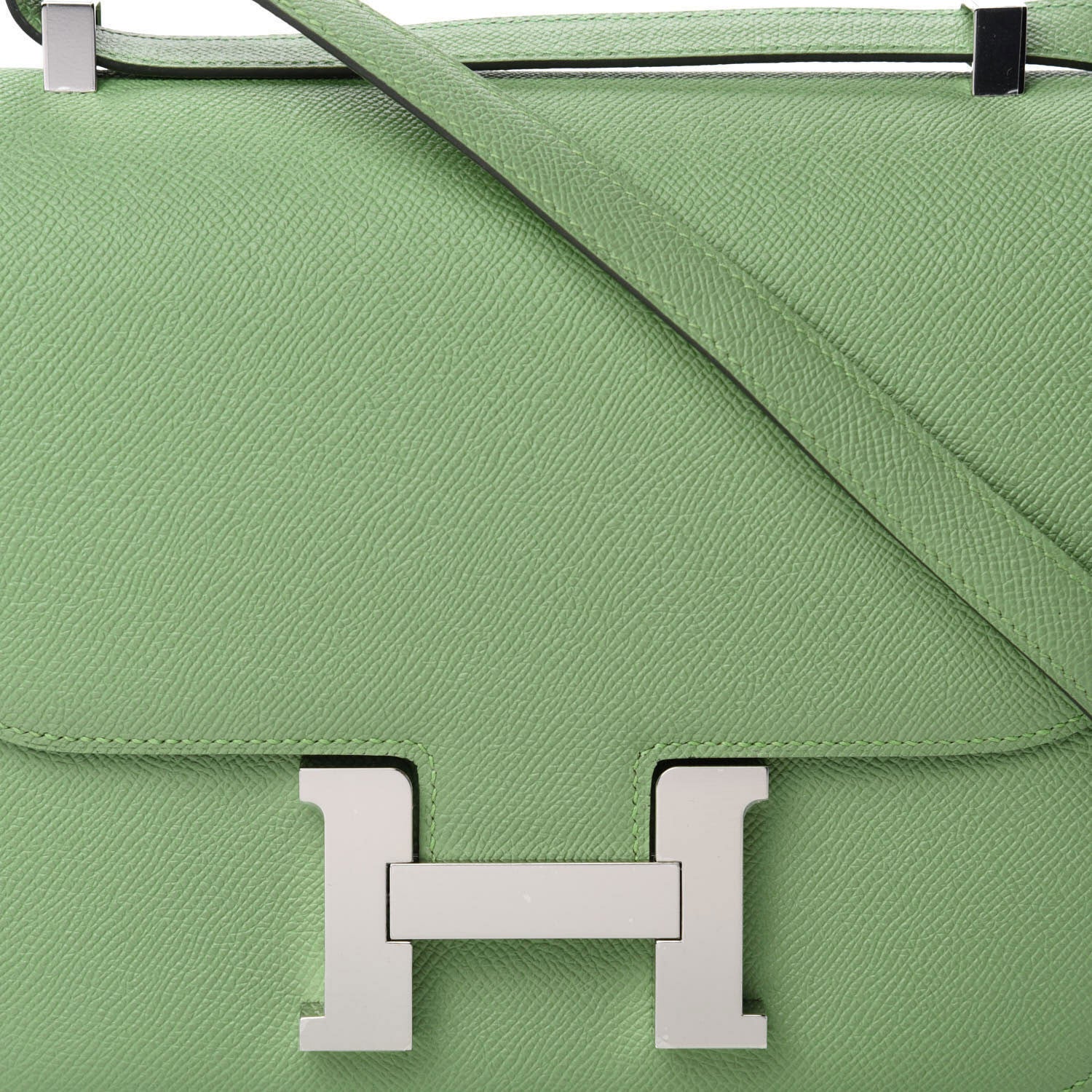 Hermes Epsom Constance 24 Vert Criquet 11 of 12