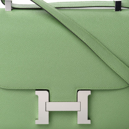 Hermes Epsom Constance 24 Vert Criquet 11 of 12