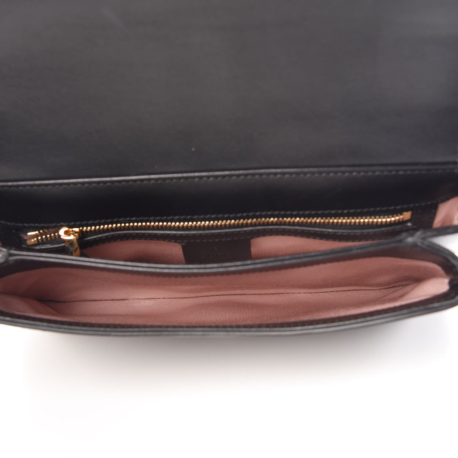 Gucci Vitello Palmellato Lux Small Arli Flap Shoulder Bag Black 5 of 9