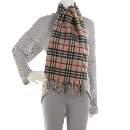 Burberry Cashmere Icon Check Scarf 2 of 4