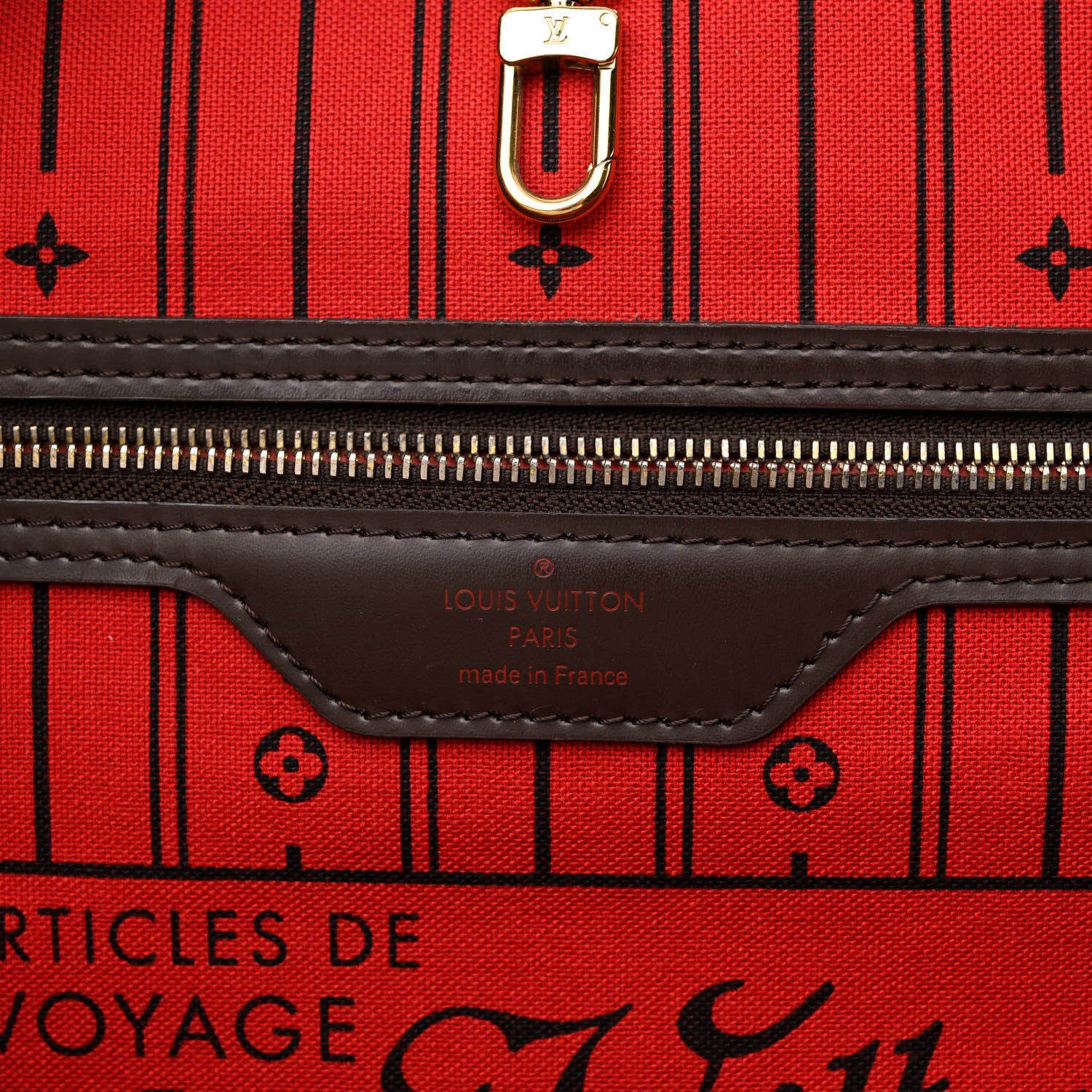 Louis Vuitton Damier Ebene Neverfull GM 6 of 12