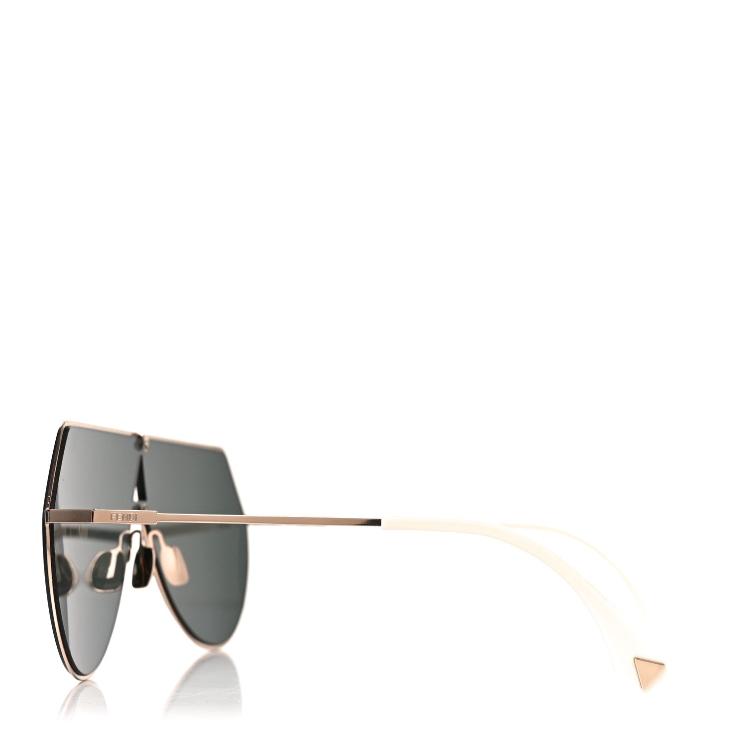 Fendi Metal Mirrored Eyeline Sunglasses FF 0193S Black Rose Gold 3 of 7