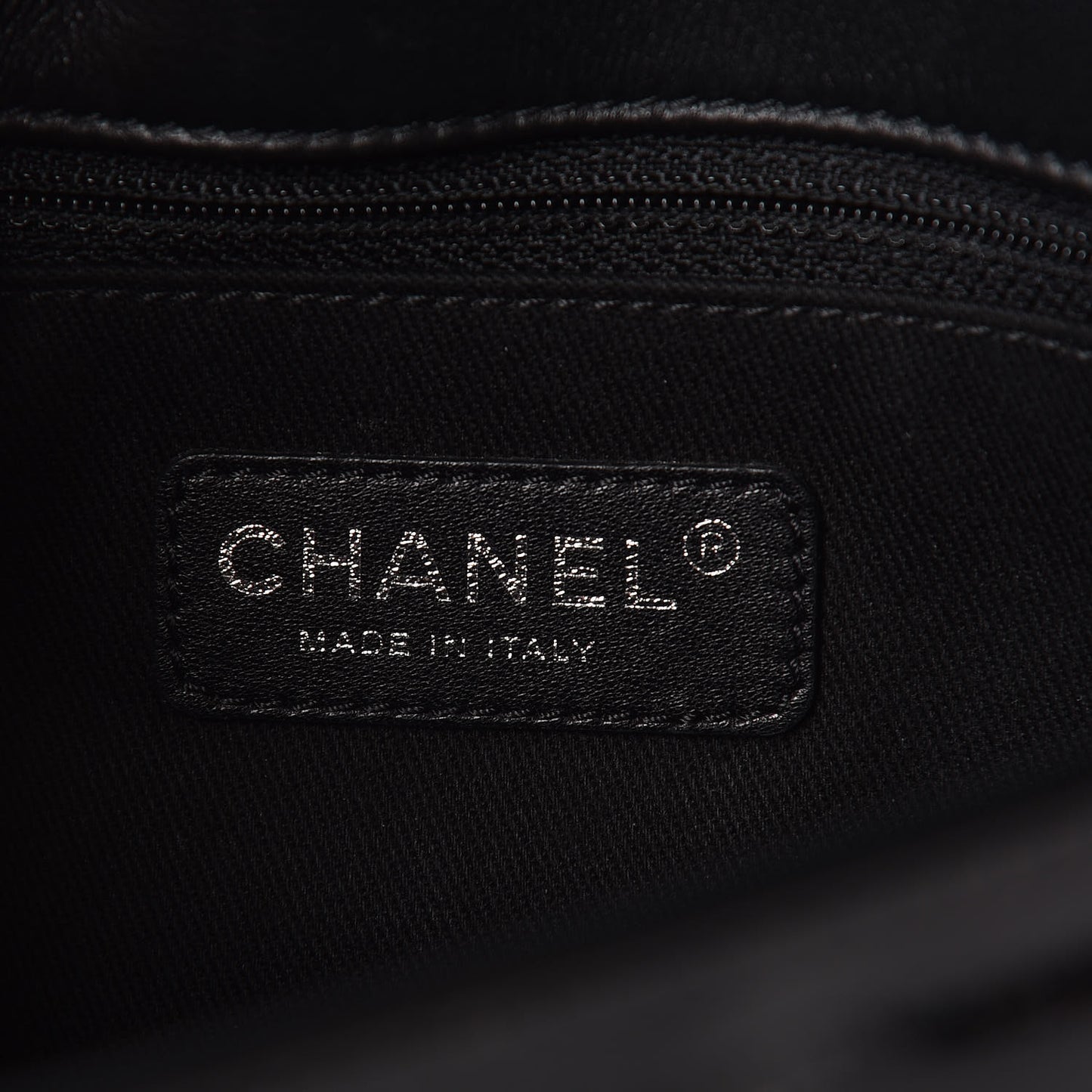 Patent Quilted Small Coco Shine Flap Black