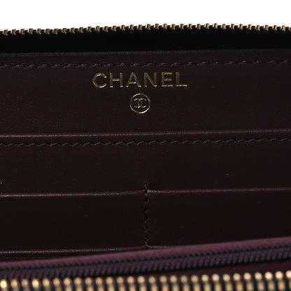 Chanel Caviar Quilted Large Gusset Zip Around Wallet Black 6 of 11