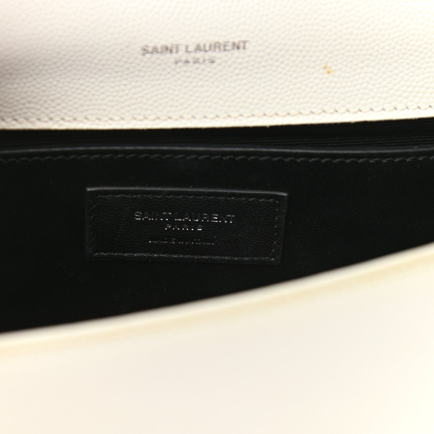 Grain De Poudre Small Monogram Kate Satchel Icy White