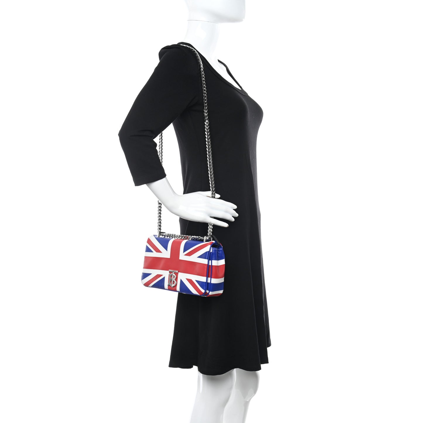 Lambskin Quilted Small Lola Bag Red Navy White