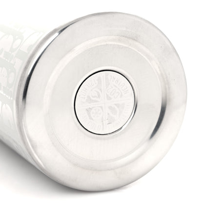 Christian Dior Oblique Stainless Steel Aqua Bottle Platinum 3 of 4