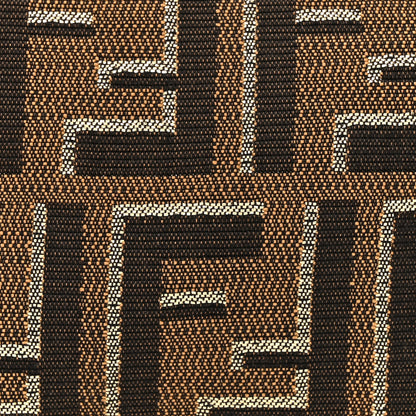 Fendi Zucca Vitello Elite Mini Pouch Crossbody Tobacco Gold 8 of 12