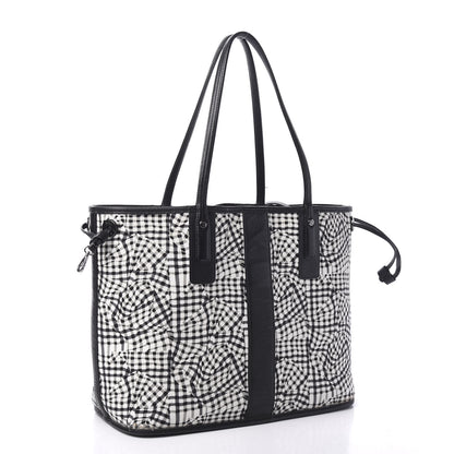 MCM Visetos Medium Liz Reversible Shopper Tote Black 6 of 18