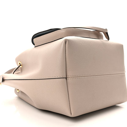 Louis Vuitton LOUIS VUITTON Calfskin Lockme Bucket MM Greige 7 of 8