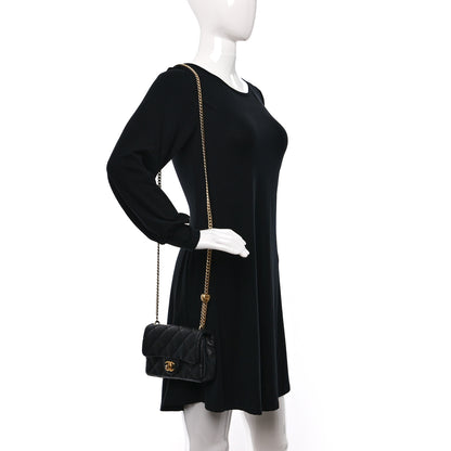 Chanel Caviar Quilted Mini Sweetheart Rectangular Flap Black 2 of 12