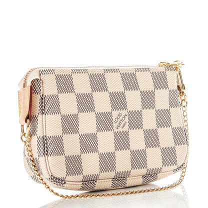 Louis Vuitton Damier Azur Mini Pochette Accessories 3 of 7