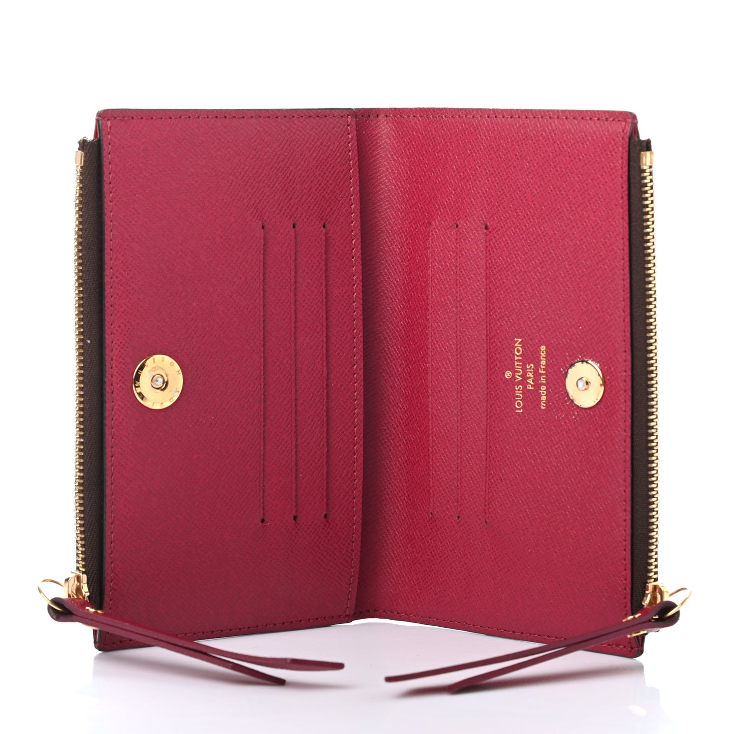 Monogram Adele Compact Wallet Fuchsia