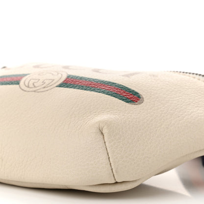Gucci Grained Calfskin Small Logo Belt Bag White 10 of 10