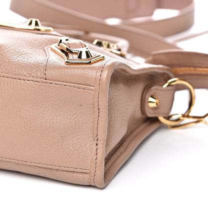 Balenciaga Chevre Gold Metallic Edge Hardware Mini City Rose Des Sables 8 of 12