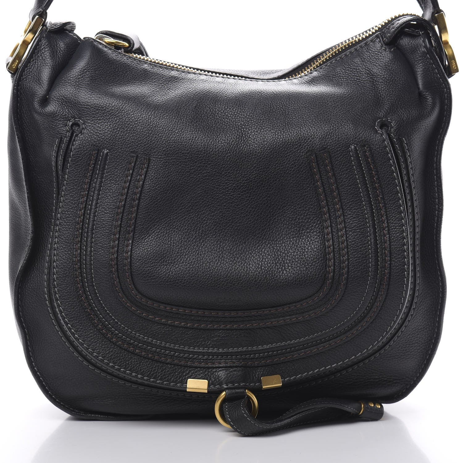 Chloe Calfskin Medium Marcie Hobo Black 8 of 12