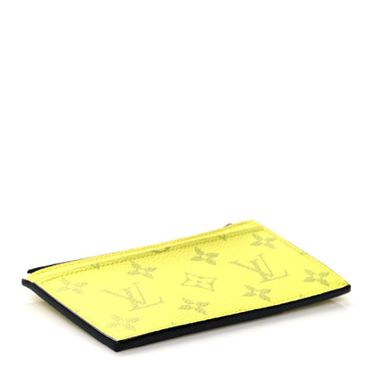 Louis Vuitton Monogram Taiga Coin Card Holder Yellow 4 of 8