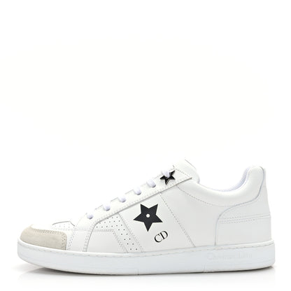 Christian Dior Calfskin Suede Dior Star Low Top Sneakers 35 White 1 of 8