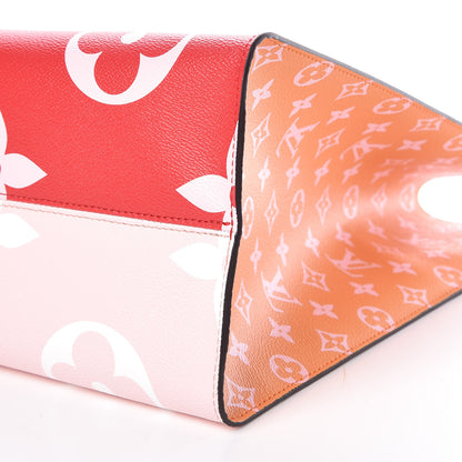 Louis Vuitton Monogram Giant Onthego GM Rouge Rose 12 of 13