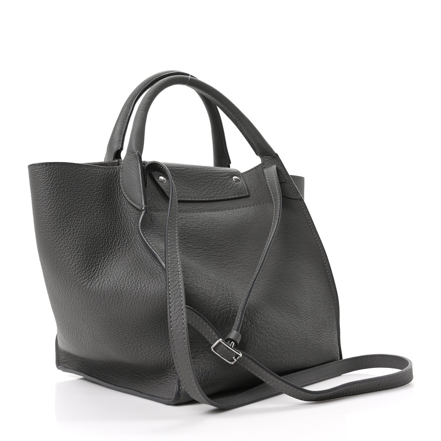 Celine Supple Calfskin Long Strap Small Big Bag Grey 3 of 10