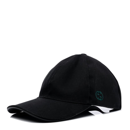 Gucci Cotton Web Baseball Hat L Black 1 of 6