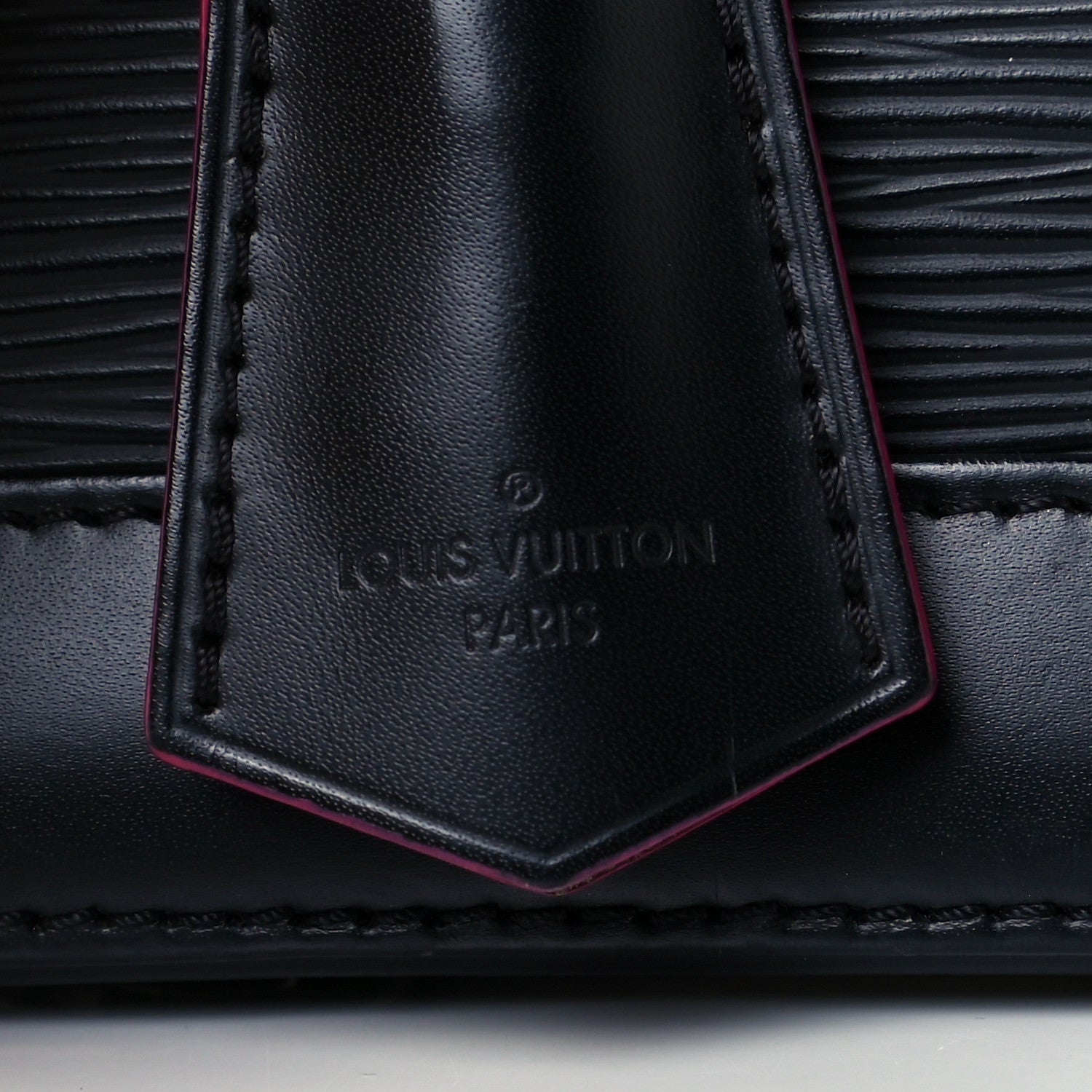 Louis Vuitton Epi Alma BB Black Hot Pink 8 of 13