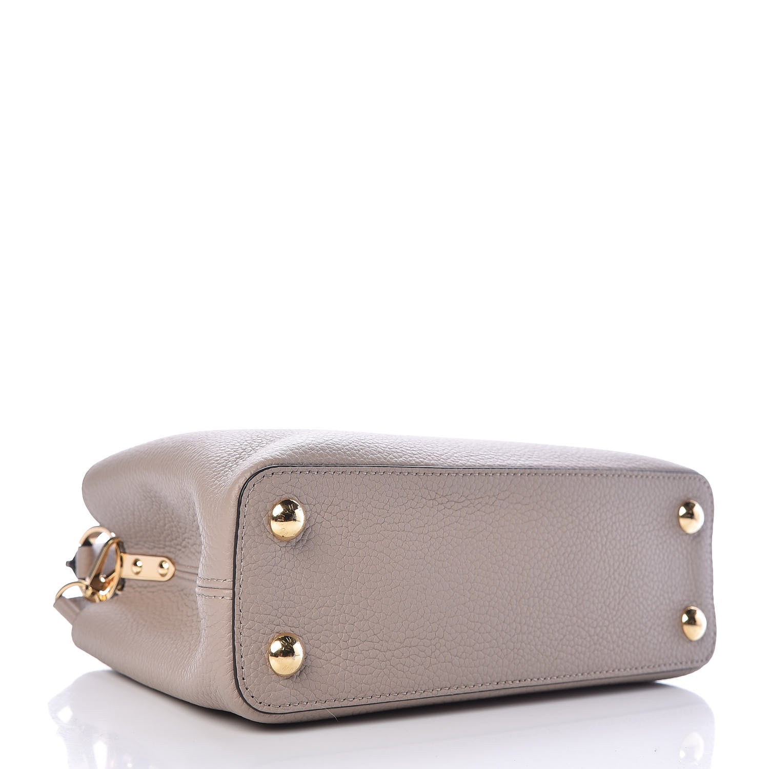 Louis Vuitton Taurillon Capucines BB Galet 5 of 10