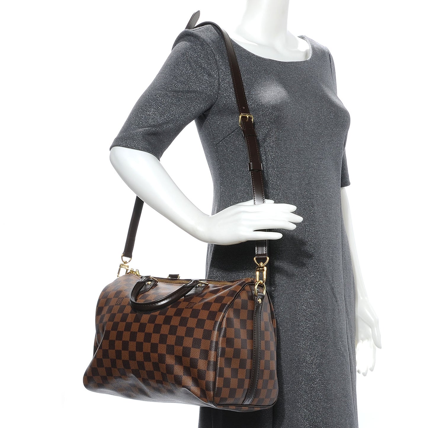 Damier Ebene Speedy Bandouliere 30