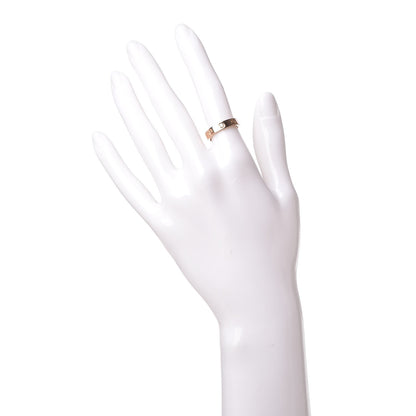 Cartier 18K Pink Gold Diamond 4mm LOVE Ring 51 5.75 2 of 5