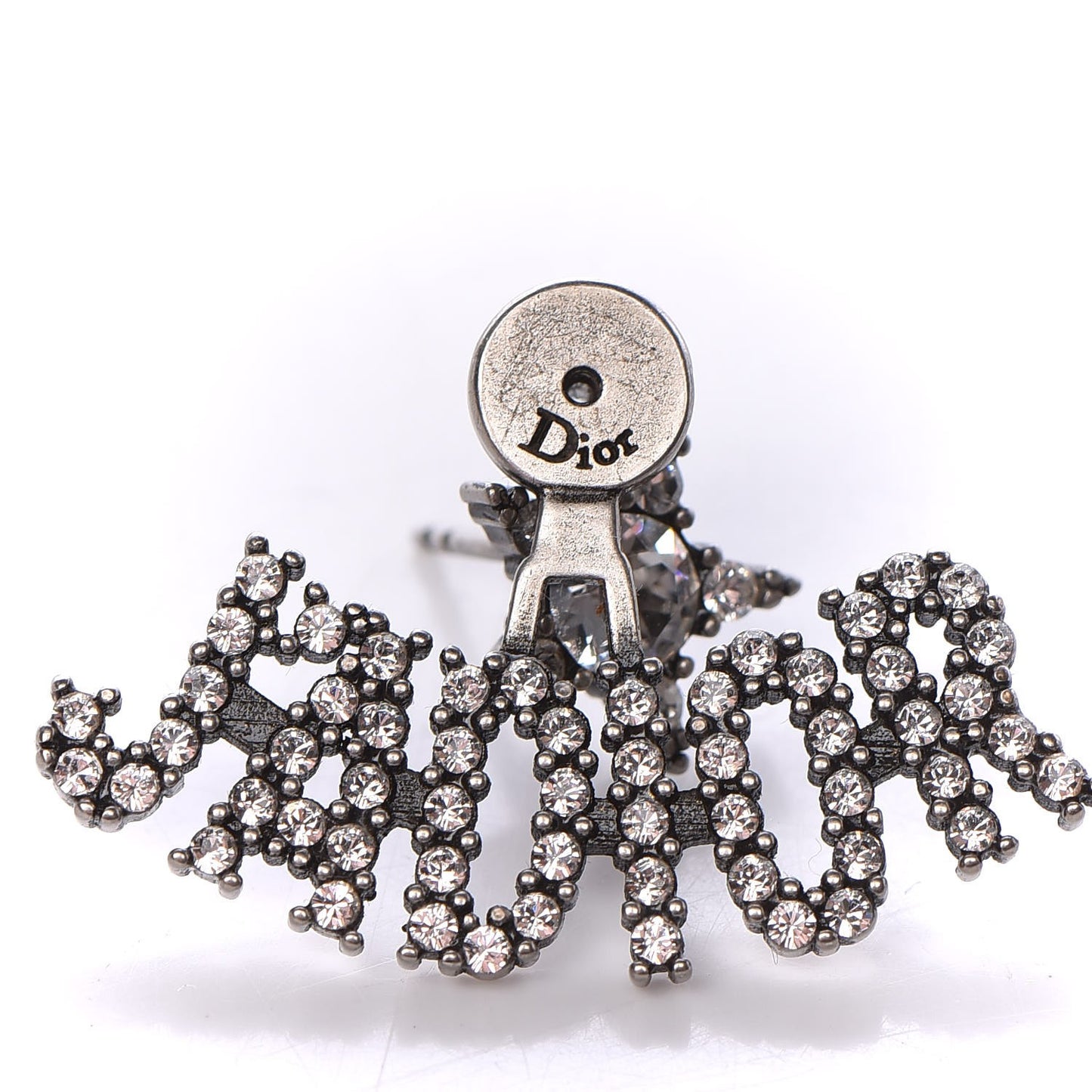 Palladium Crystal J'adior Earrings