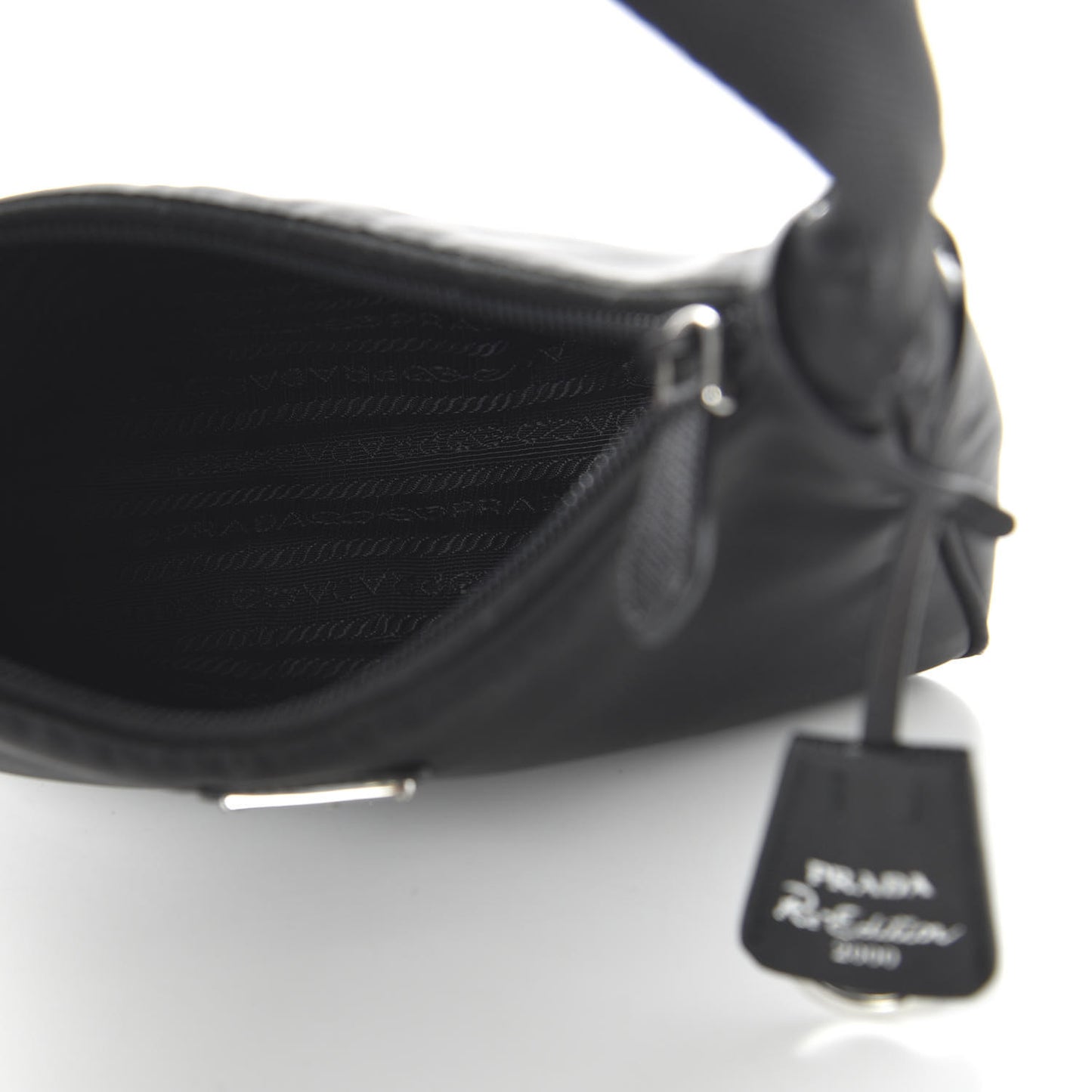 Tessuto Nylon Mini Re-Edition 2000 Bag Black