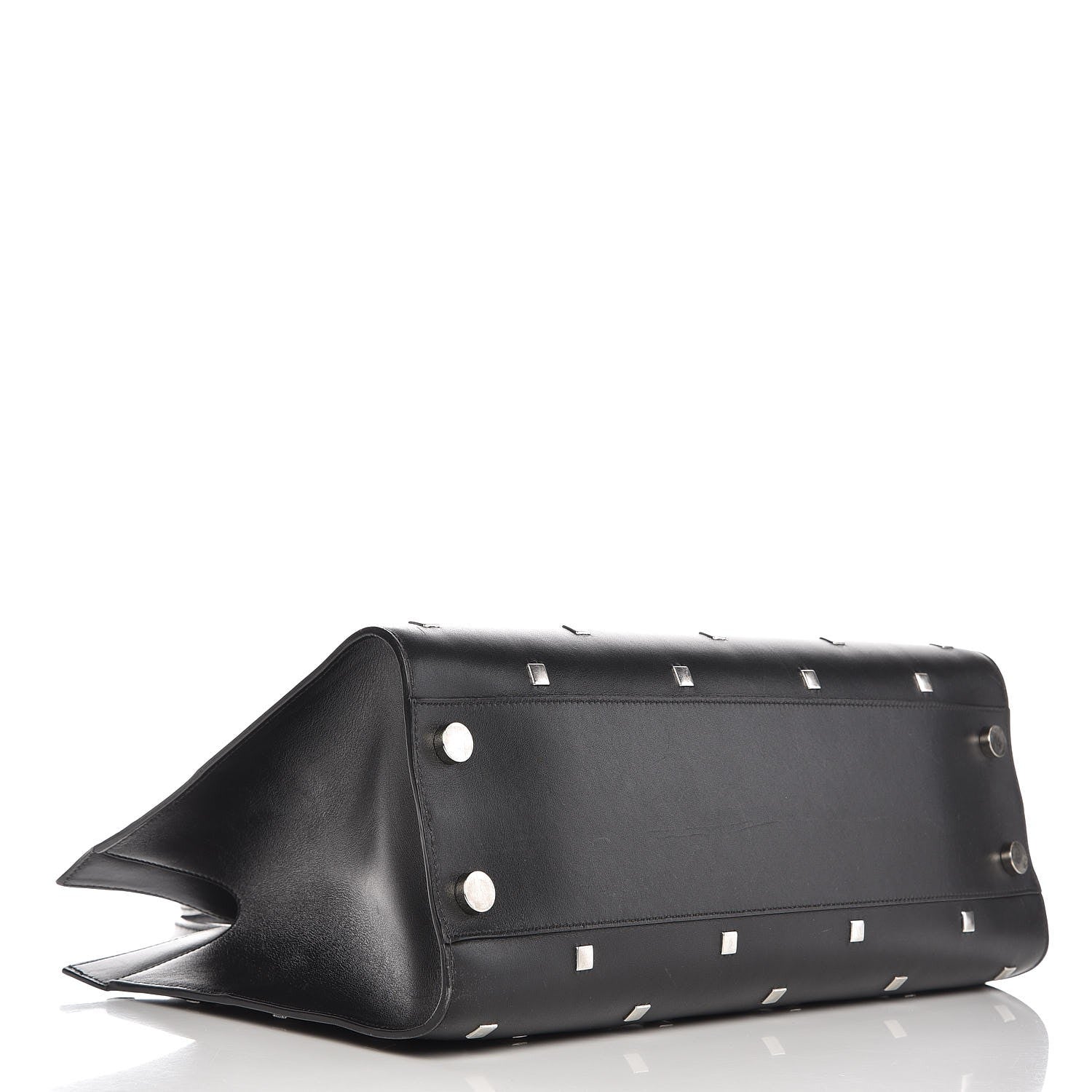 Jimmy Choo Calfskin Studded Riley Tote Black 4 of 11