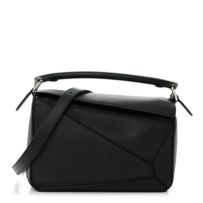 Loewe Calfskin Small Puzzle Bag Black 1 of 14
