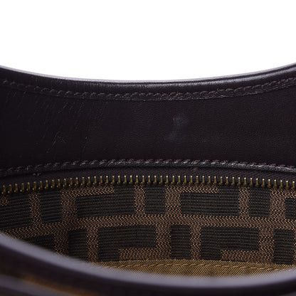 Fendi Zucca Small Chef Shopping Tote Tobacco Moro 10 of 11
