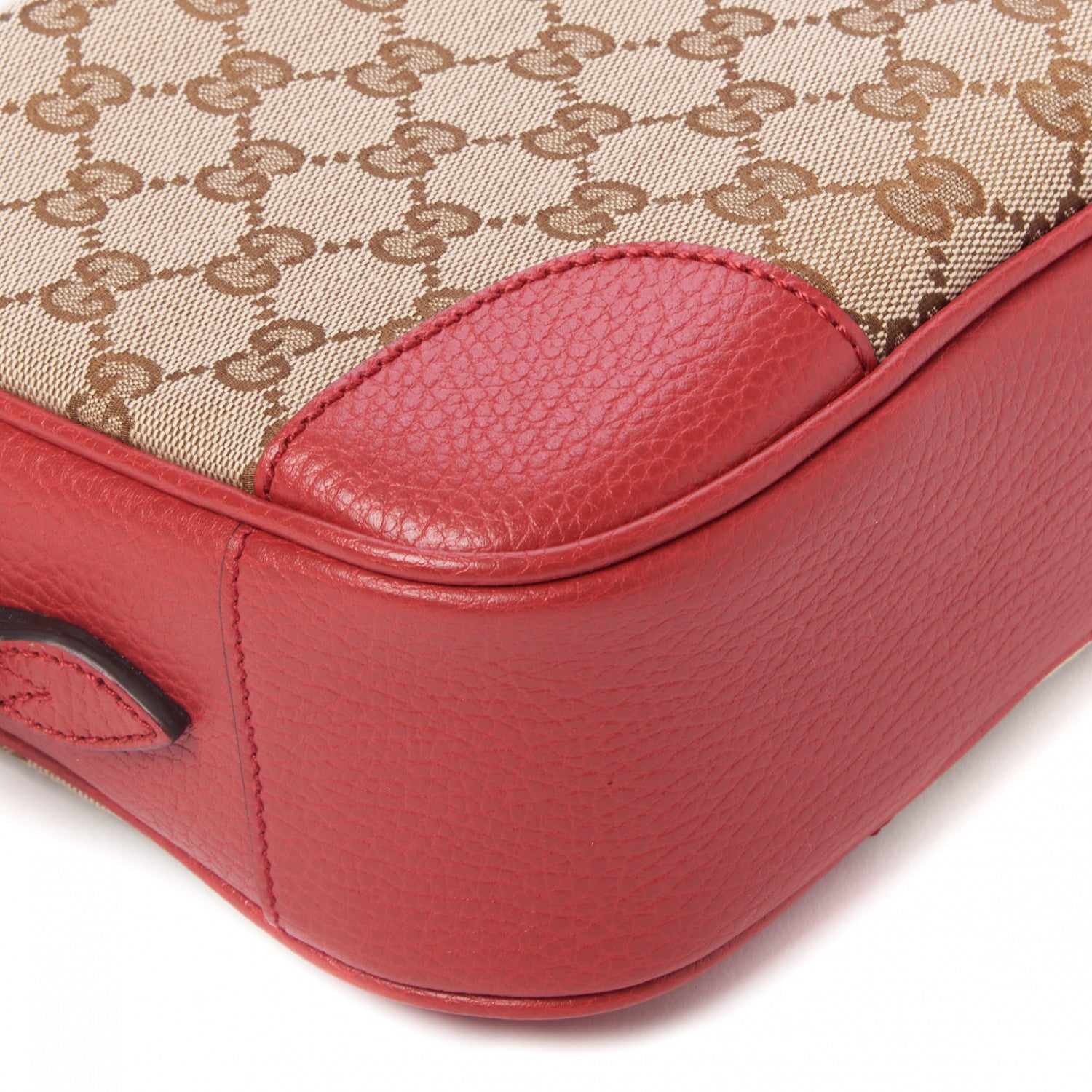 Gucci Monogram Mini Bree Messenger Bag Red 6 of 9