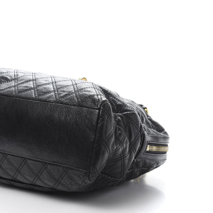 Marc Jacobs Lacquered Goatskin Quilted Karlie Satchel Black 11 of 13