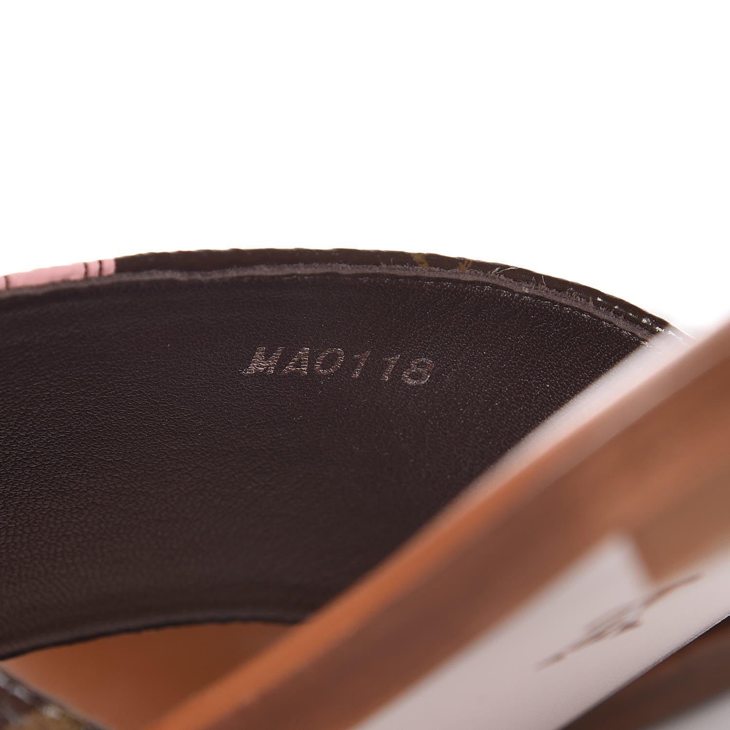 Louis Vuitton Patent Monogram Lock It Flat Mule 36 Cacao 7 of 10