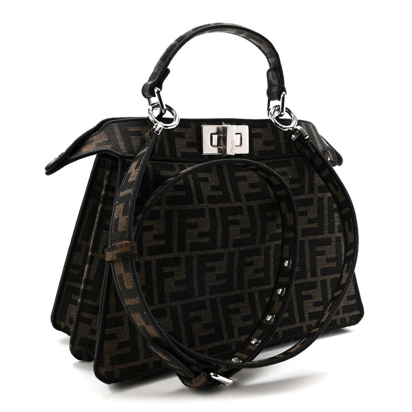 X FRGMT X POKEMON Fabric Jacquard FF 1974 Pokemon Inlay Peekaboo I See U Petite Satchel Tobacco Moro Giallo