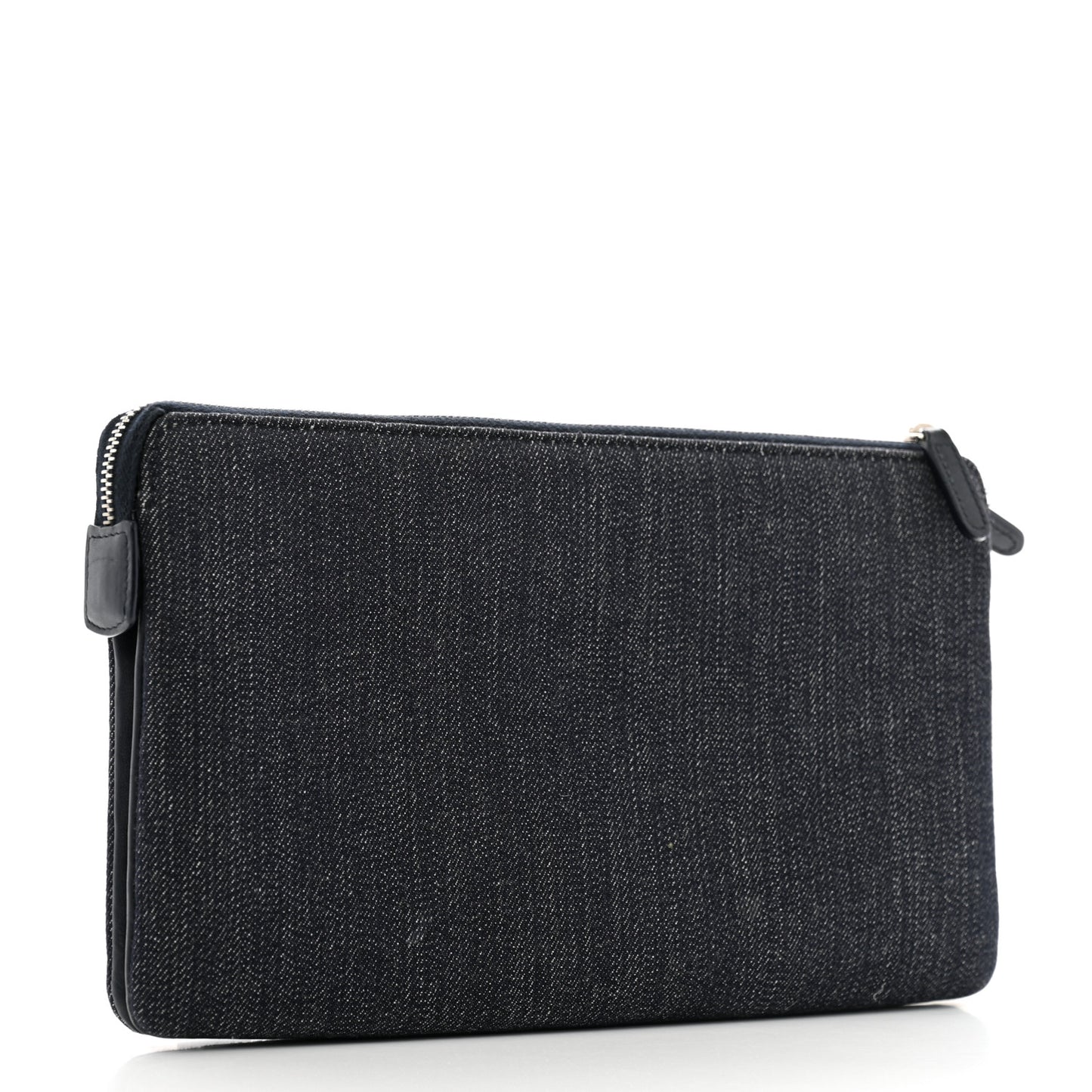 Denim Small Deauville Zipped Pouch Dark Blue