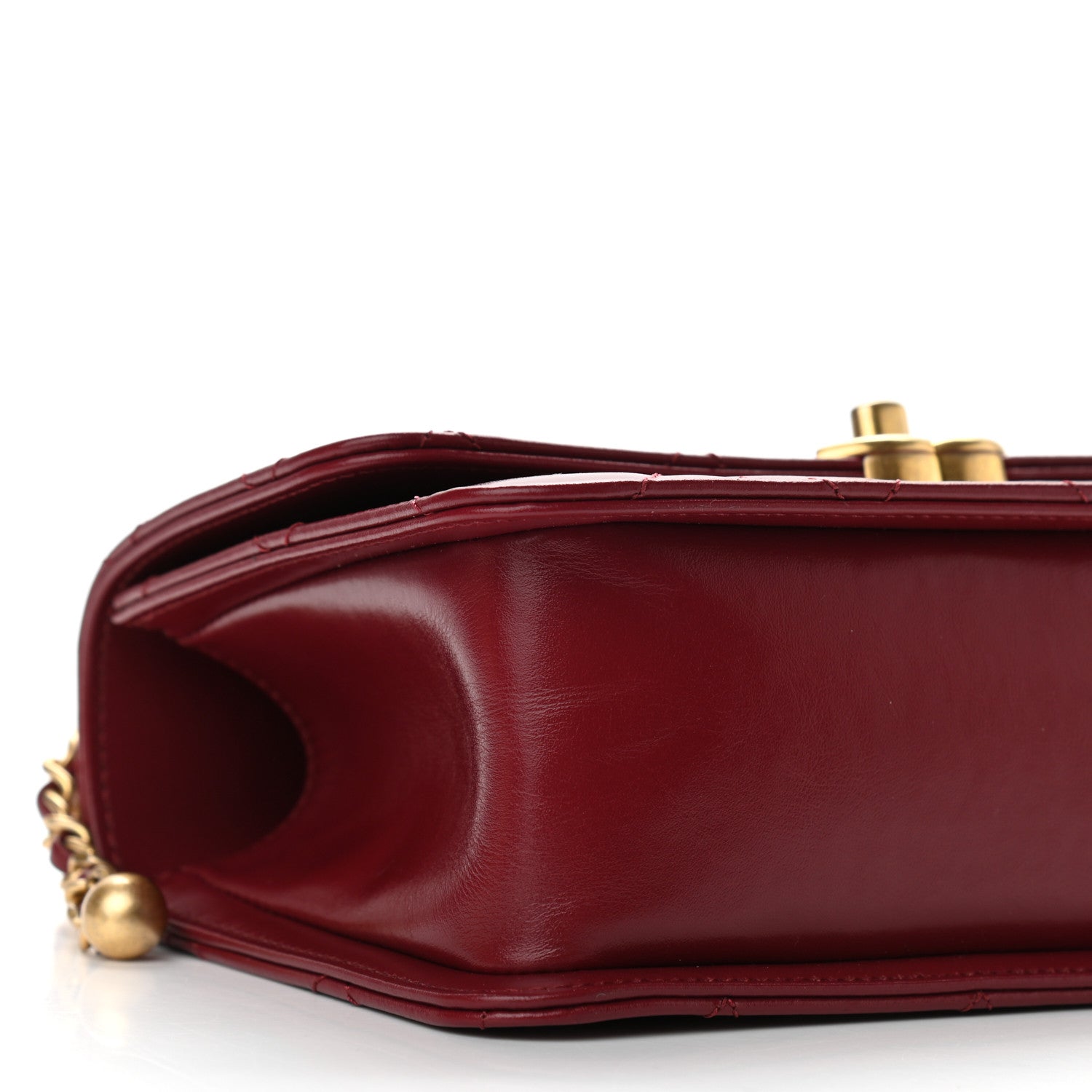 Chanel Calfskin Quilted Mini Perfect Fit Flap Burgundy 8 of 13