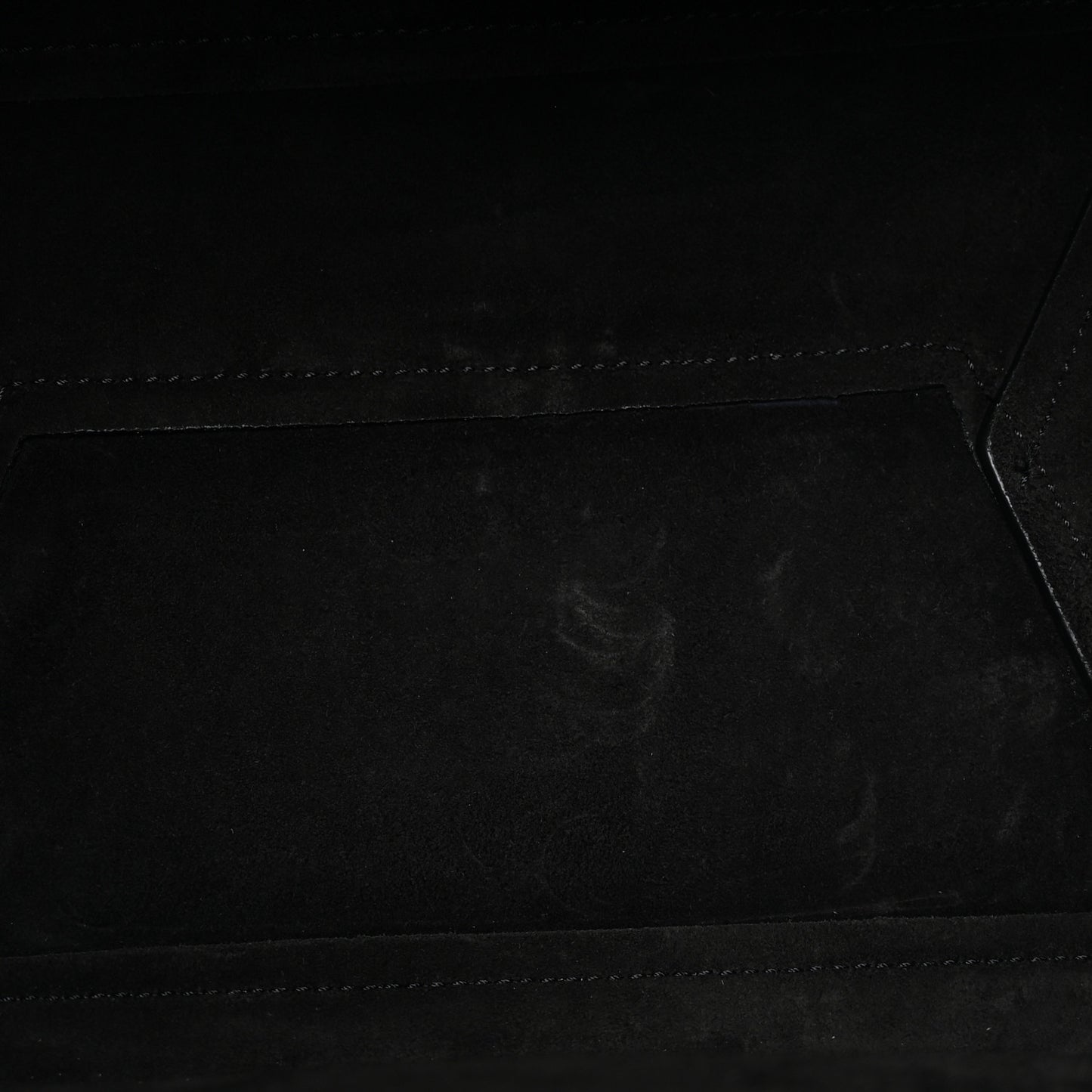 Soft Grained Calfskin Sangle Bucket Bag Black